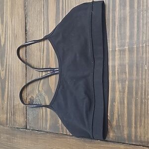 Lululemon Y Back Black Sports Bra Size 8